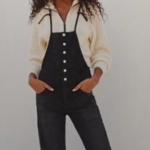 Pilcro & The Letterpress Anthropologie Denim Painters Overalls size 29